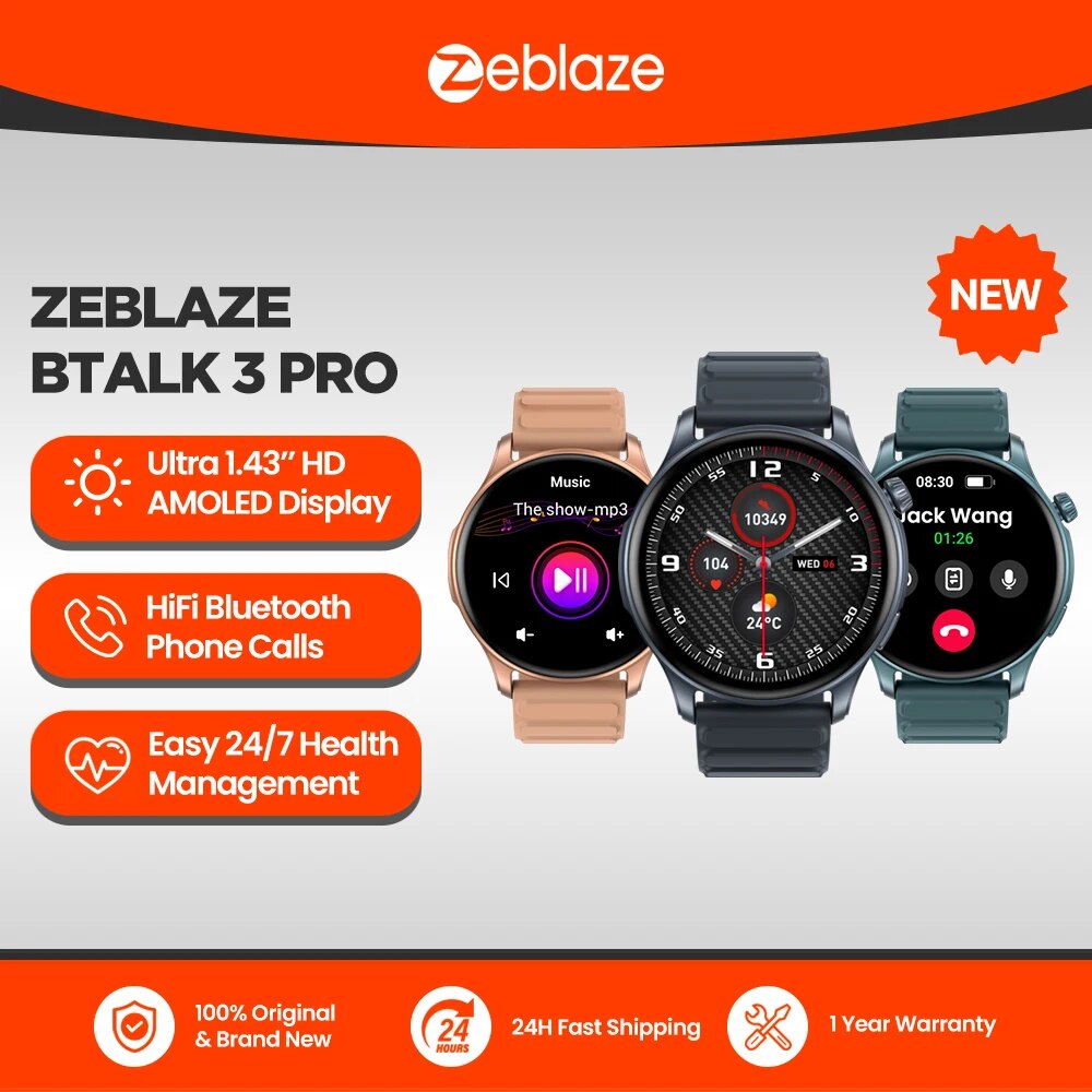 Smartwatch X2 - Nuevo reloj inteligente Zeblaze Btalk 3
