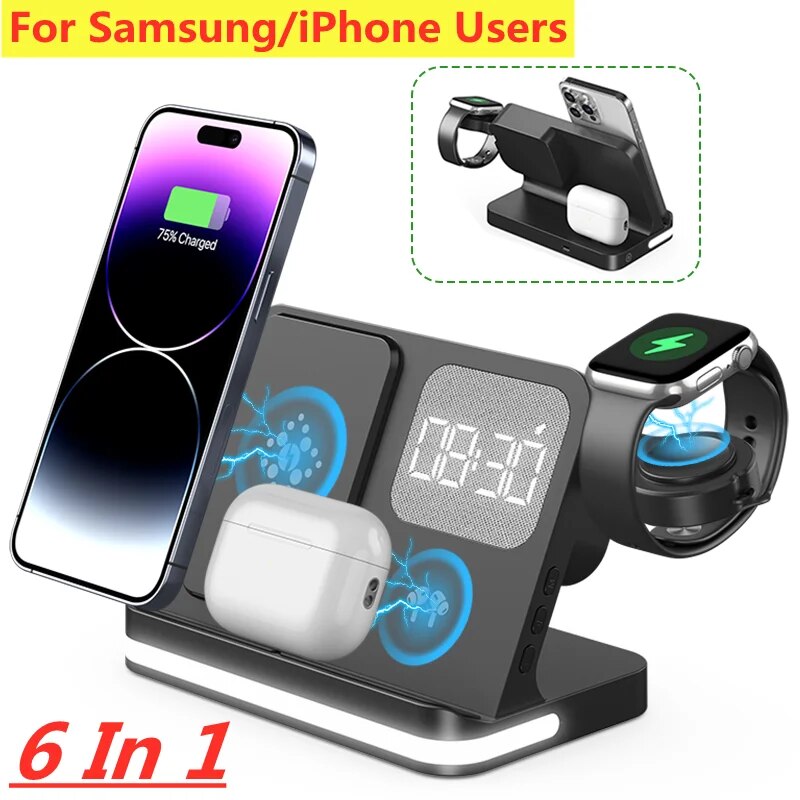 Smartwatch Ac - Soporte de cargador inalámbrico para iPhone