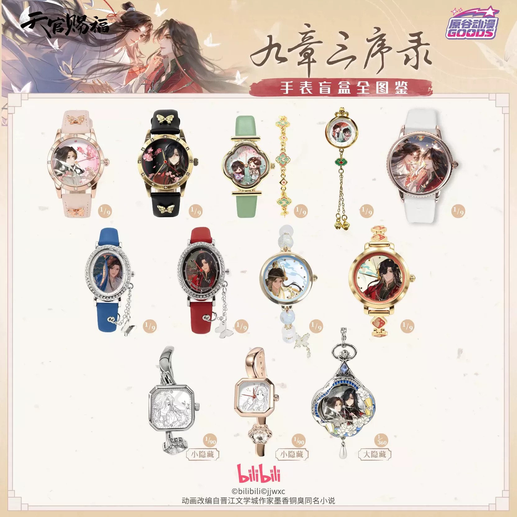 Reloj de Anime TGCF Tian Guan  - Accessories With Watch reseña y precio