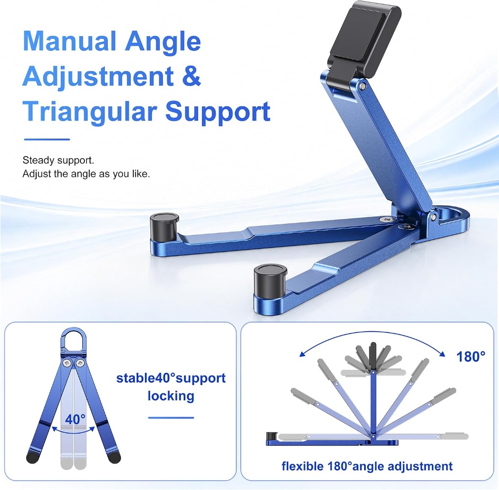 Soporte plegable para teléfono - Accessories With Watch reseña y precio